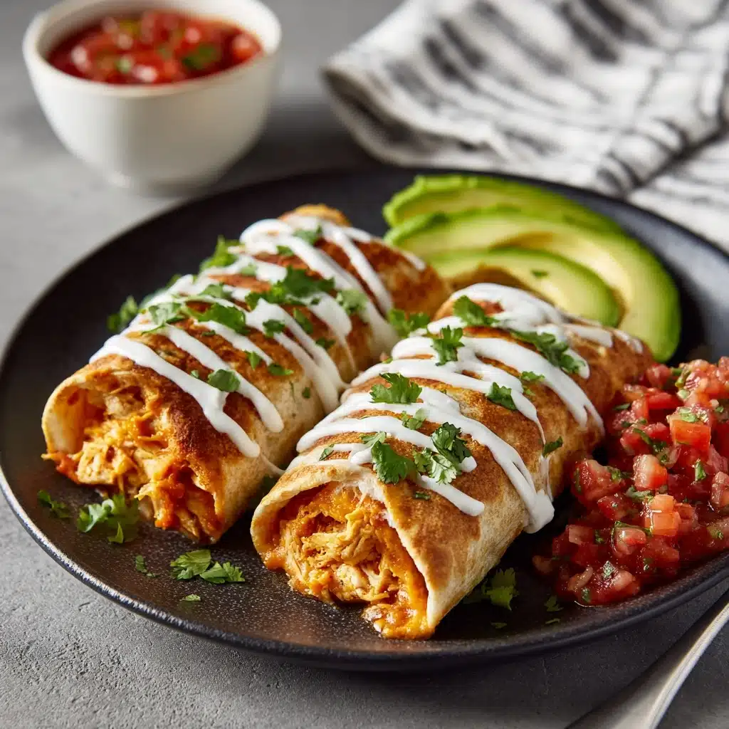 Chicken Chimichangas Recipe - Recipe Image