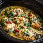 Slow Cooker Creamy Tuscan Chicken Recipe