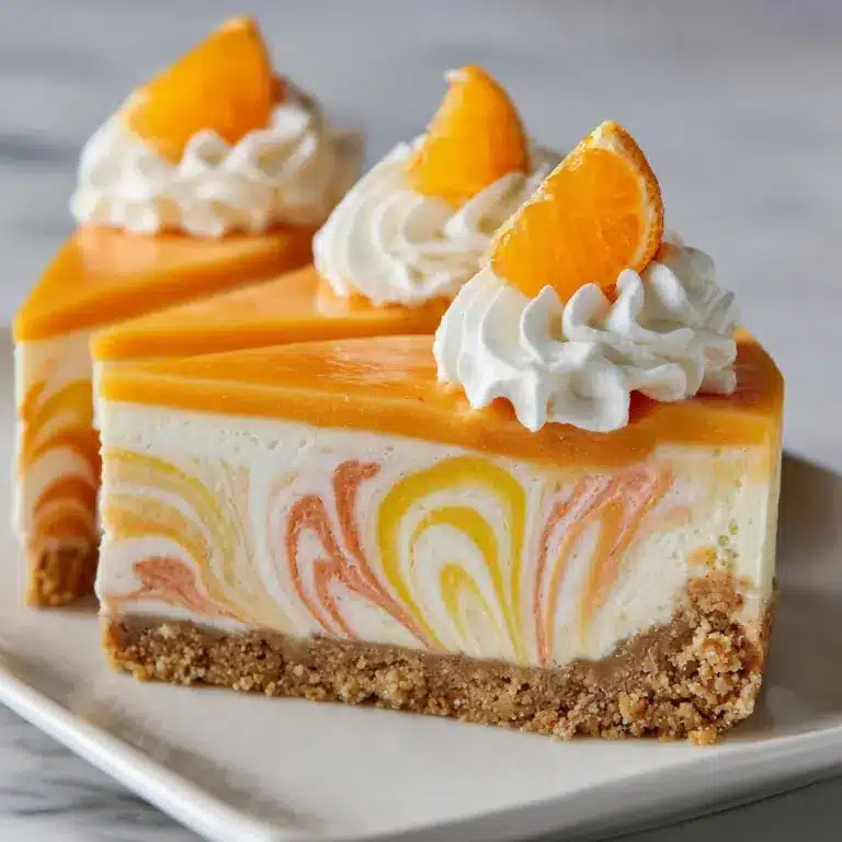 No-Bake Orange Creamsicle Cheesecake Recipe