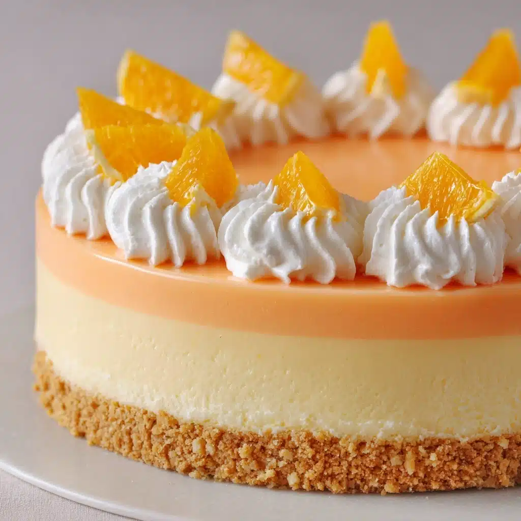 No-Bake Orange Creamsicle Cheesecake Recipe - Recipe Image