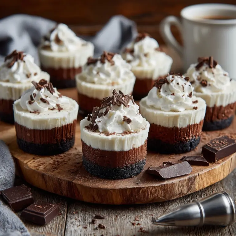 Mini Chocolate Cheesecakes Recipe