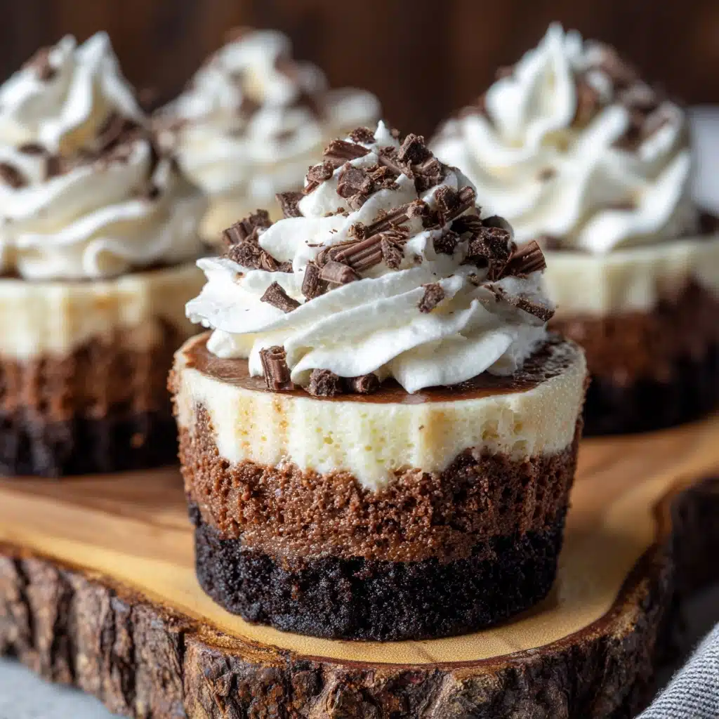Mini Chocolate Cheesecakes Recipe - Recipe Image