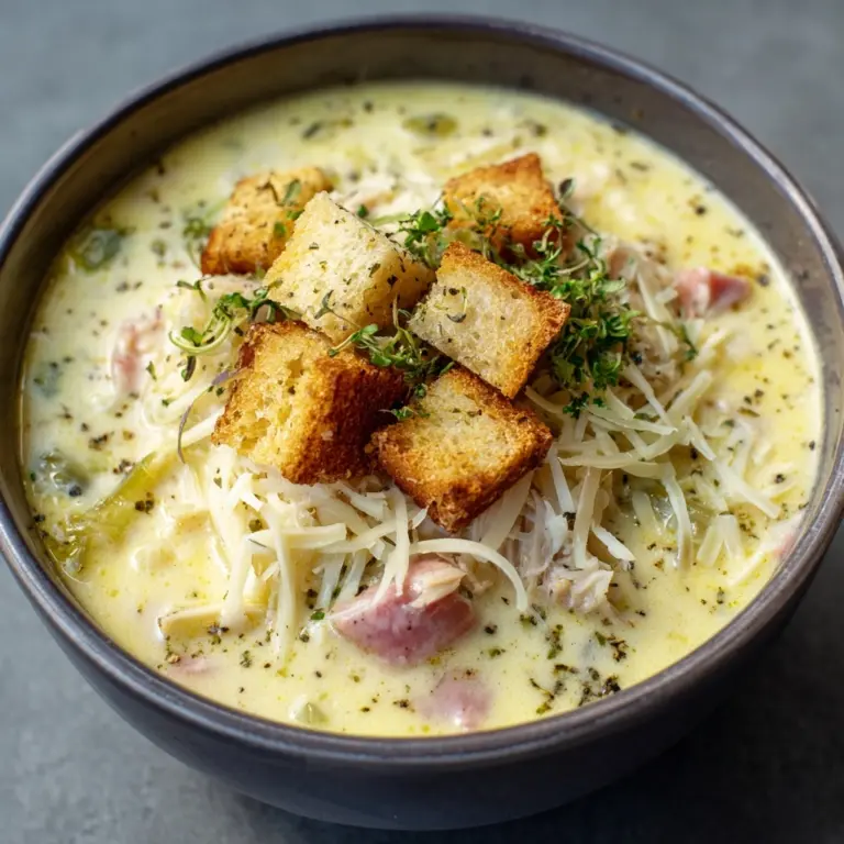 Chicken Cordon Bleu Soup Recipe