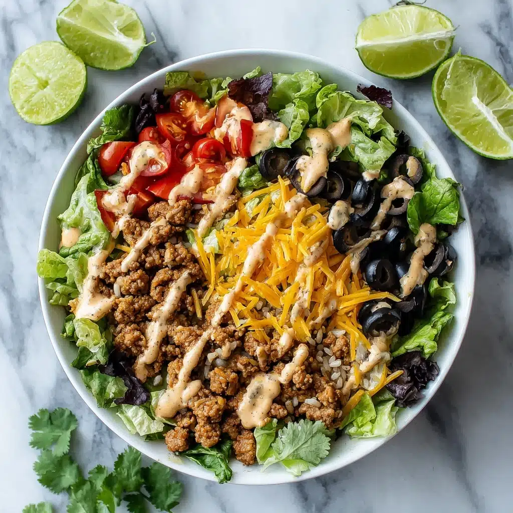 Easy Healthy Taco Rice Bowl Recipe - Recipe Image