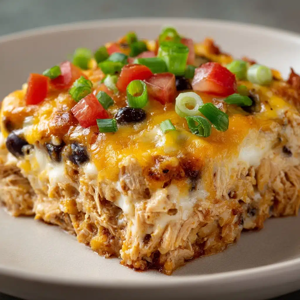 Healthy Chicken Taco Casserole Recipe - Recipe Image