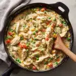 Healthy Crustless Chicken Pot Pie Recipe