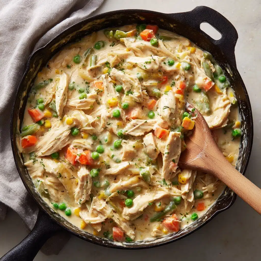 Healthy Crustless Chicken Pot Pie Recipe - Recipe Image
