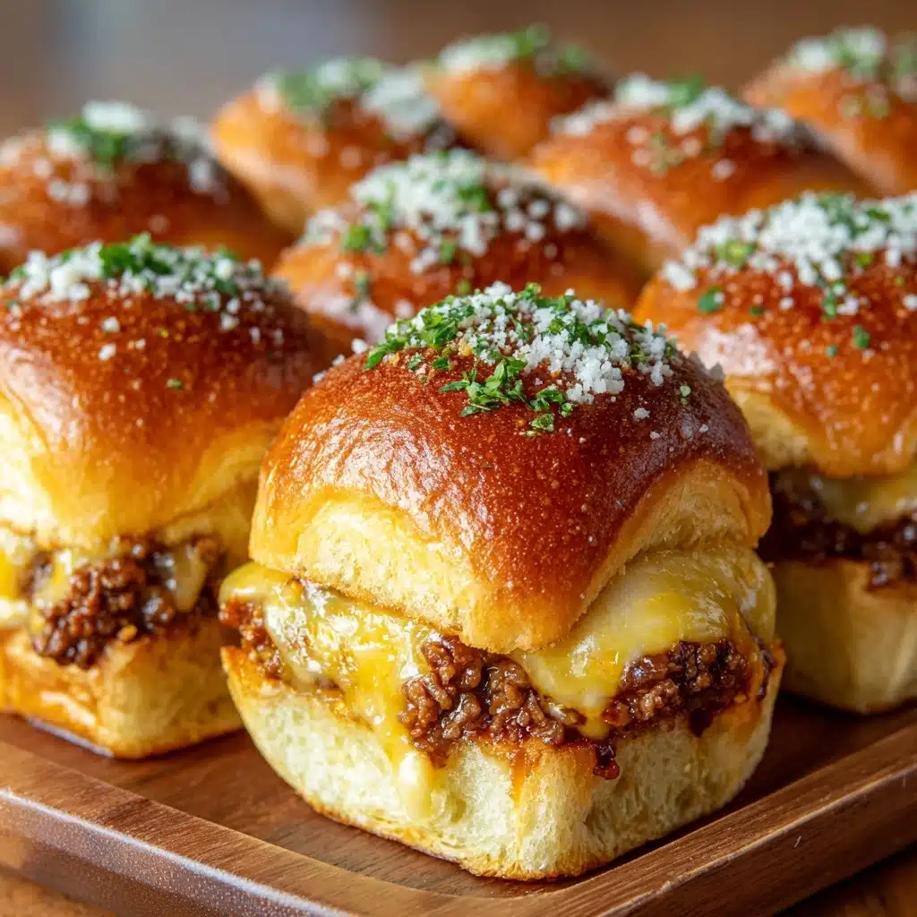 Garlic Parmesan Cheeseburger Bombs Recipe - Recipe Image