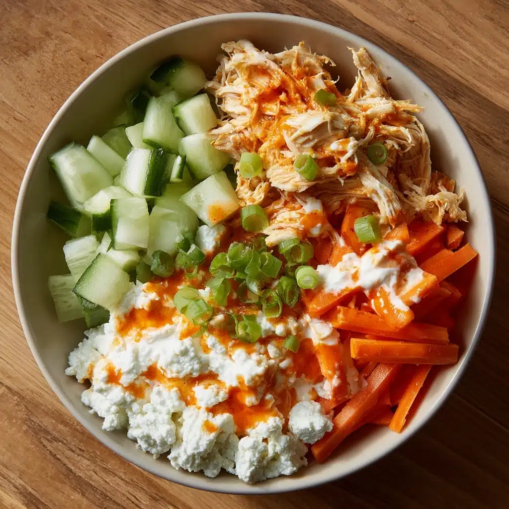 Buffalo Chicken Cottage Cheese Bowl Recipe
