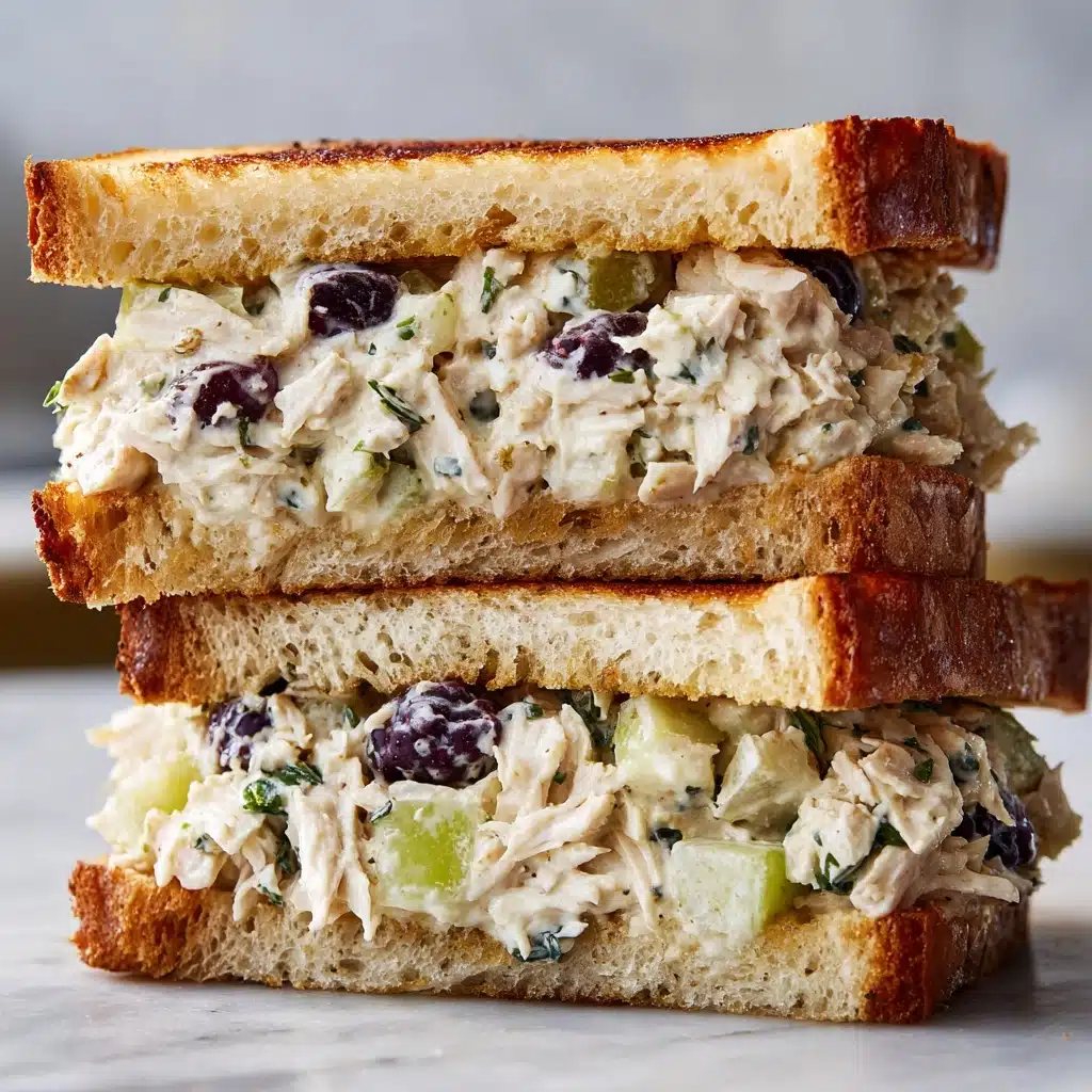 Low Carb Blackberry Cottage Cheese Chicken Salad Recipe - Recipe Image