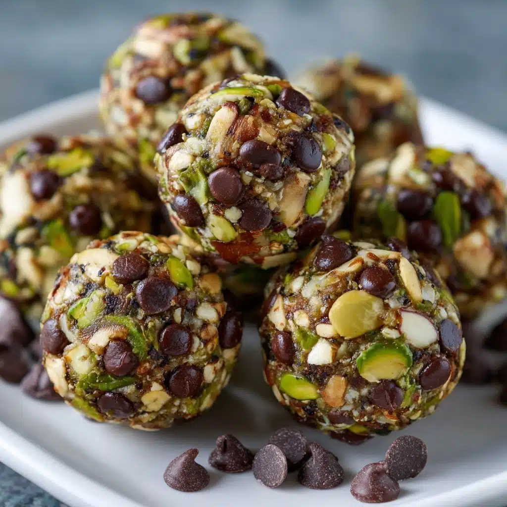Mint Chocolate Chip Protein Balls Recipe - Recipe Image