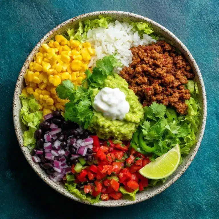 Ground Beef Burrito Bowl Recipe