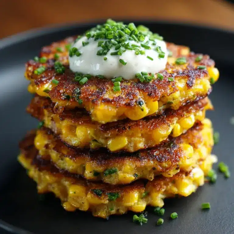 Cheesy Corn Fritters Recipe