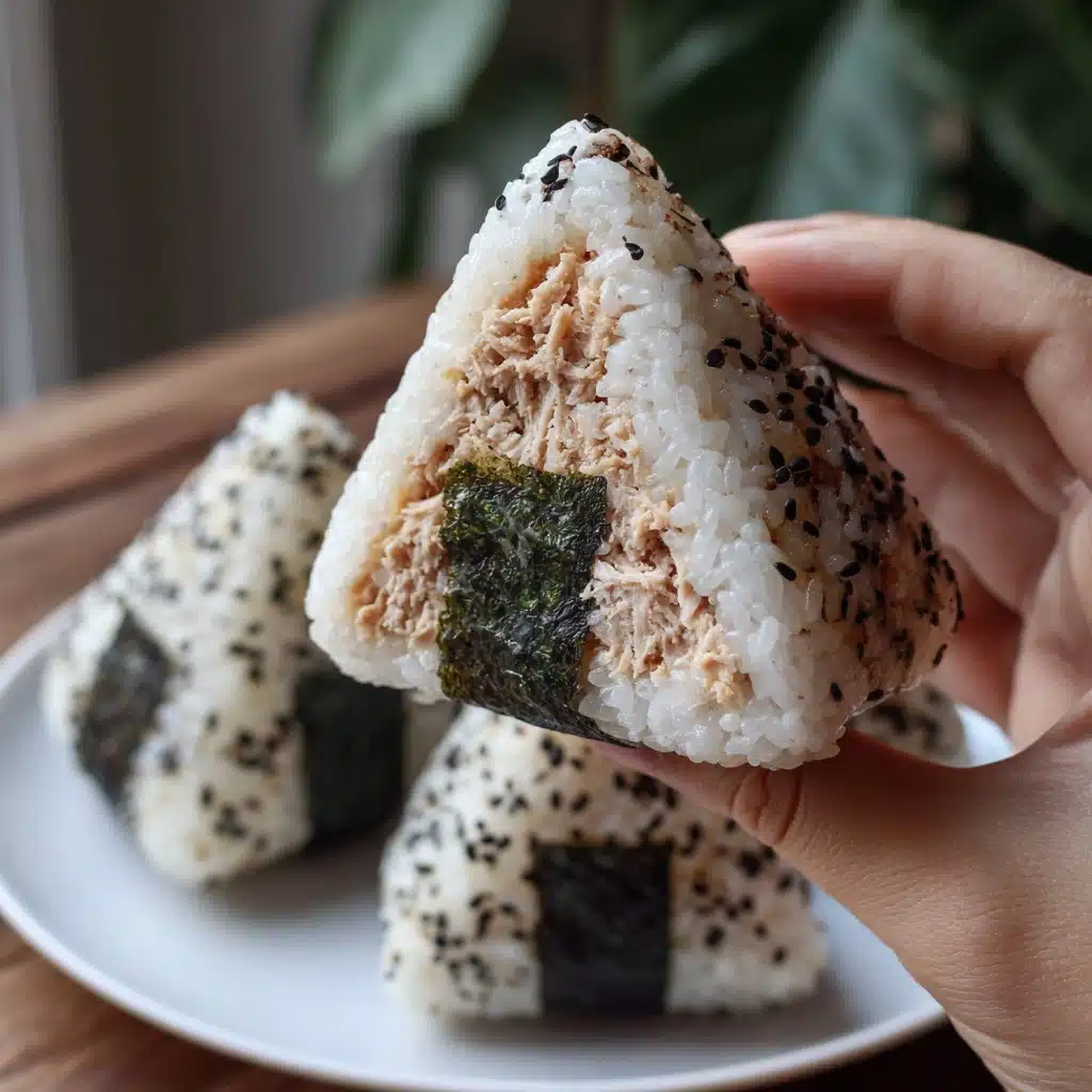 Quick & Easy Spicy Tuna Onigiri Recipe - Recipe Image