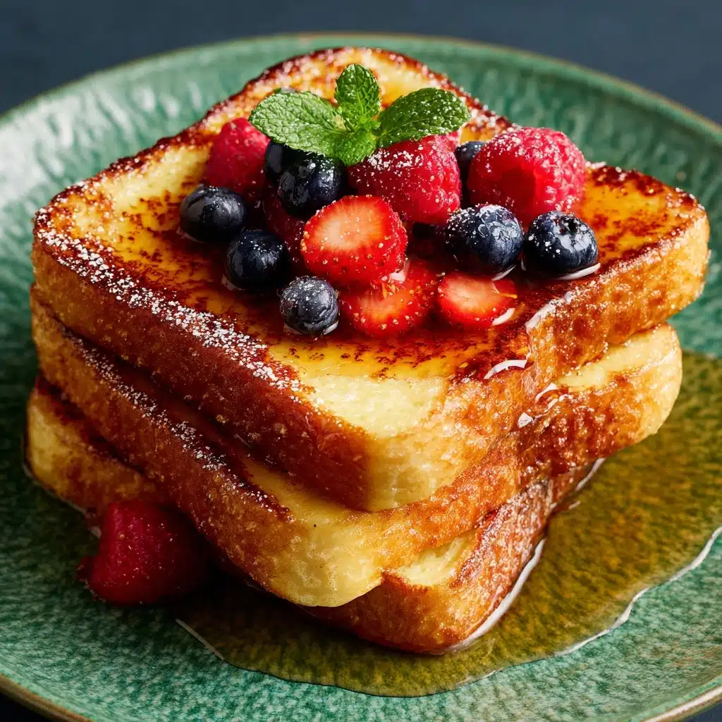 Classic French Toast Delight with Simple Toppings Recipe - Recipe Image