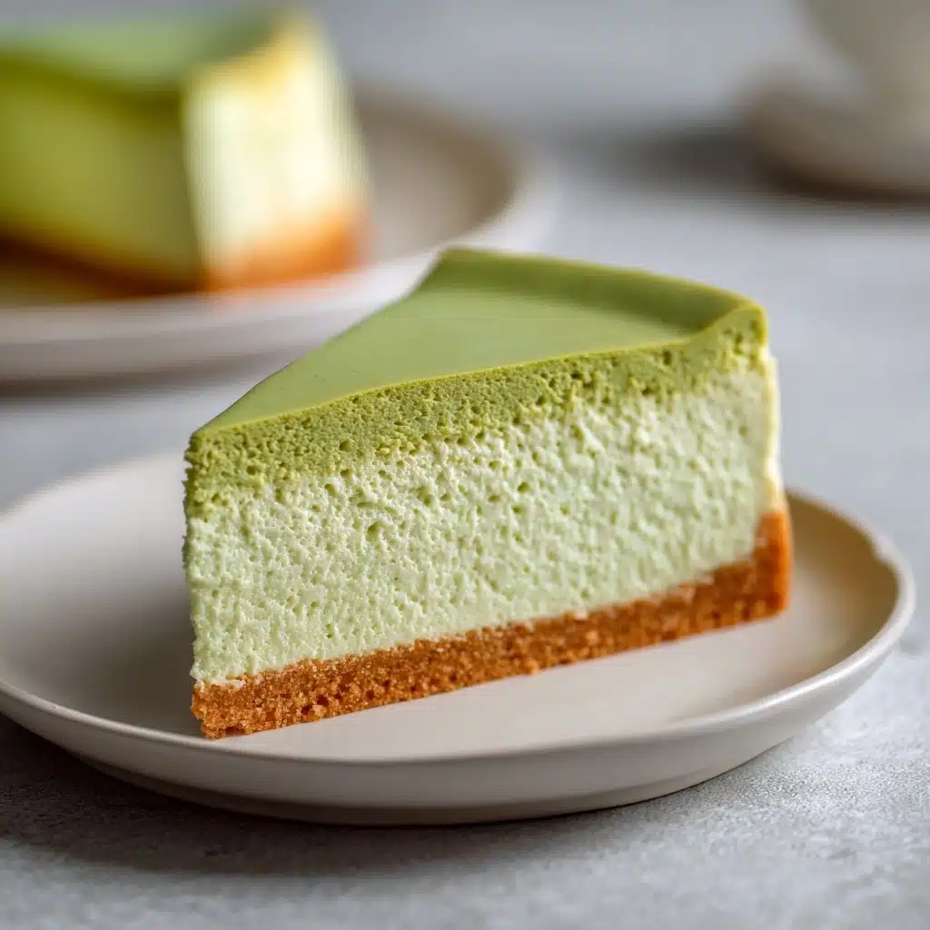 Original Matcha Japanese Cheesecake Recipe - Recipe Image
