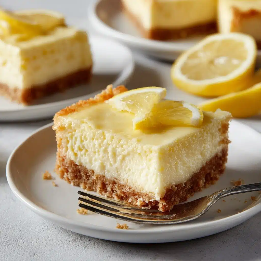 Lemon Cheesecake Bars Recipe - Recipe Image