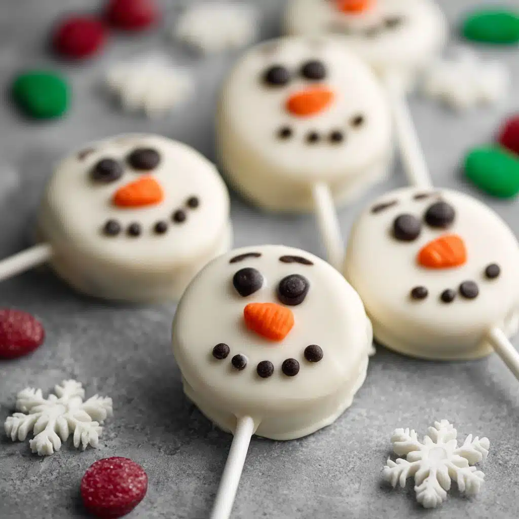 OREO Snowman Pops Recipe - Recipe Image