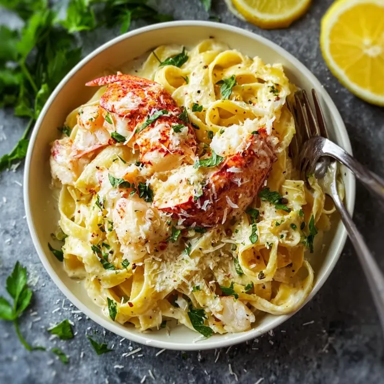 Creamy Lobster Pasta Recipe