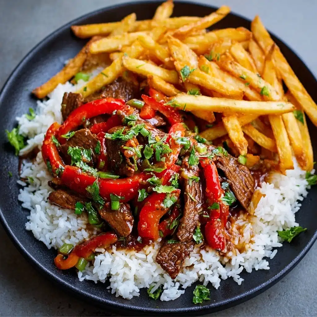 Lomo Saltado (Peruvian Beef Stir Fry) Recipe