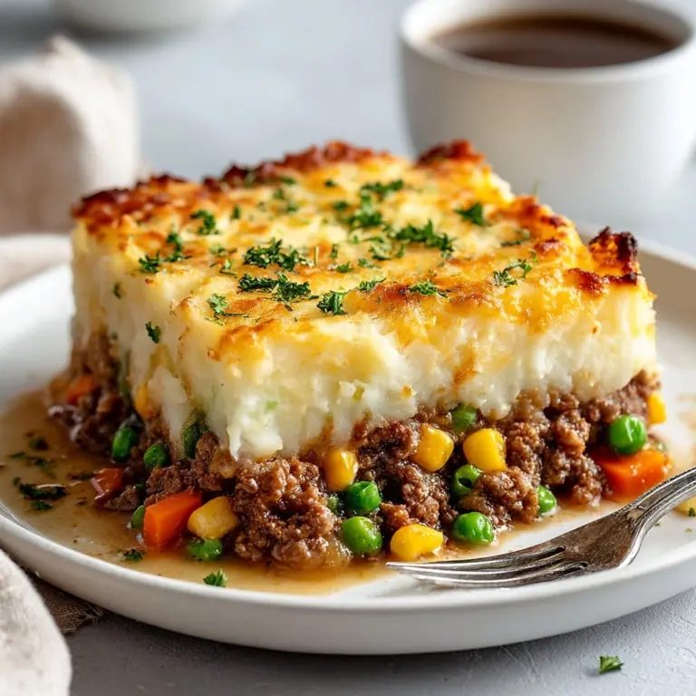 Hearty Shepherd’s Pie – A Family Classic Recipe