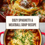 Spaghetti and Meatball Soup Recipe