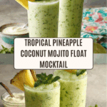 Pineapple Coconut Virgin Mojito Float Recipe
