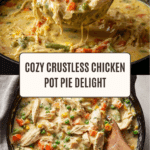 Healthy Crustless Chicken Pot Pie Recipe