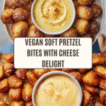 Soft Pretzel Bites with Vegan Cheese Sauce Recipe