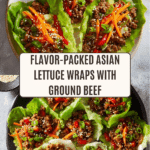 Asian Style Ground Beef Lettuce Wraps Recipe