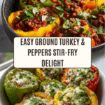 Ground Turkey and Peppers Stir-Fry Recipe