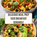 Meal Prep Taco Breakfast Scramble (Whole30, Low Carb) Recipe