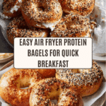 Air Fryer Protein Bagels Recipe