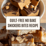 Healthier No Bake Snickers Bites Recipe