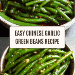 Chinese Garlic Green Beans Recipe