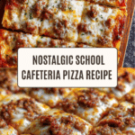 Homemade School Cafeteria Pizza Recipe