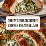 Spinach Stuffed Chicken Breasts Recipe