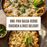 Salsa Verde Chicken & Rice Skillet Recipe