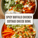 Buffalo Chicken Cottage Cheese Bowl Recipe