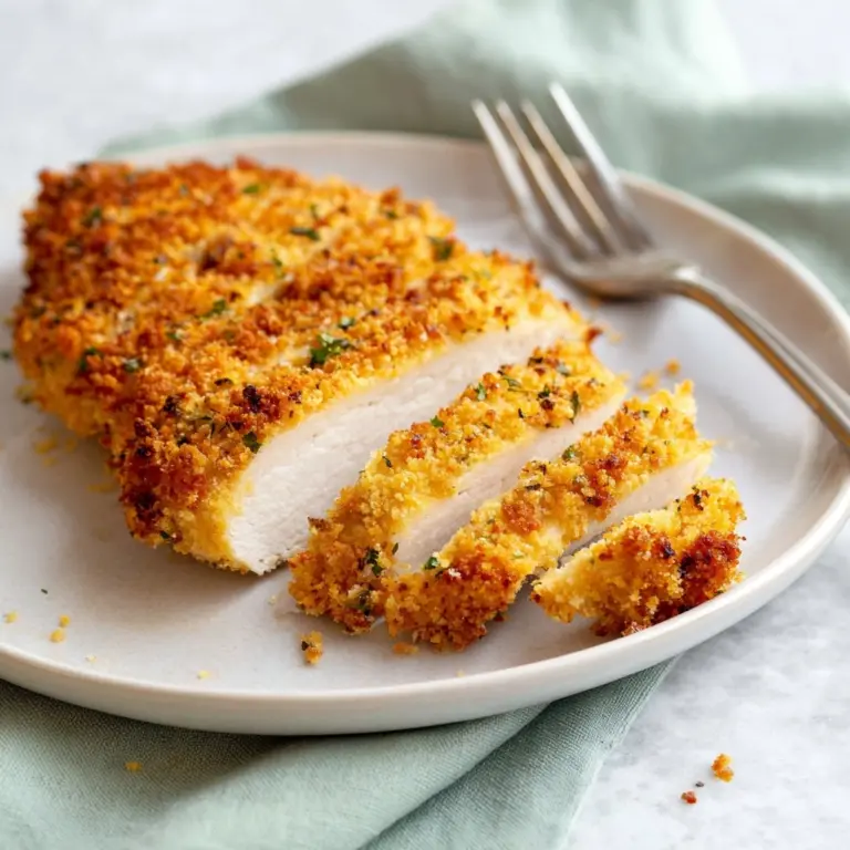 Air Fryer Parmesan Crusted Chicken Recipe
