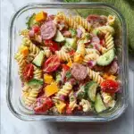 High Protein Italian Pasta Salad Recipe