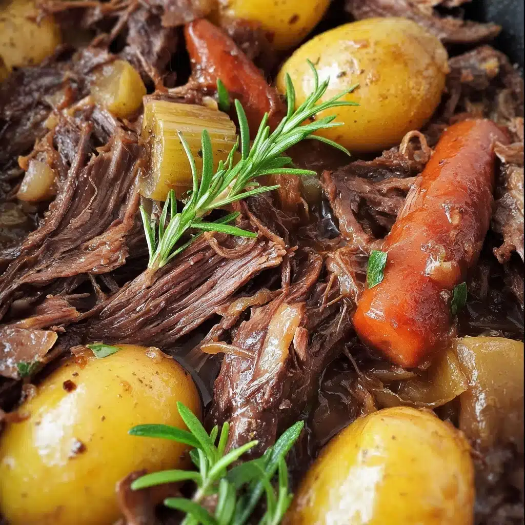 Crock Pot Roast with Potatoes and Carrots Recipe - Recipe Image