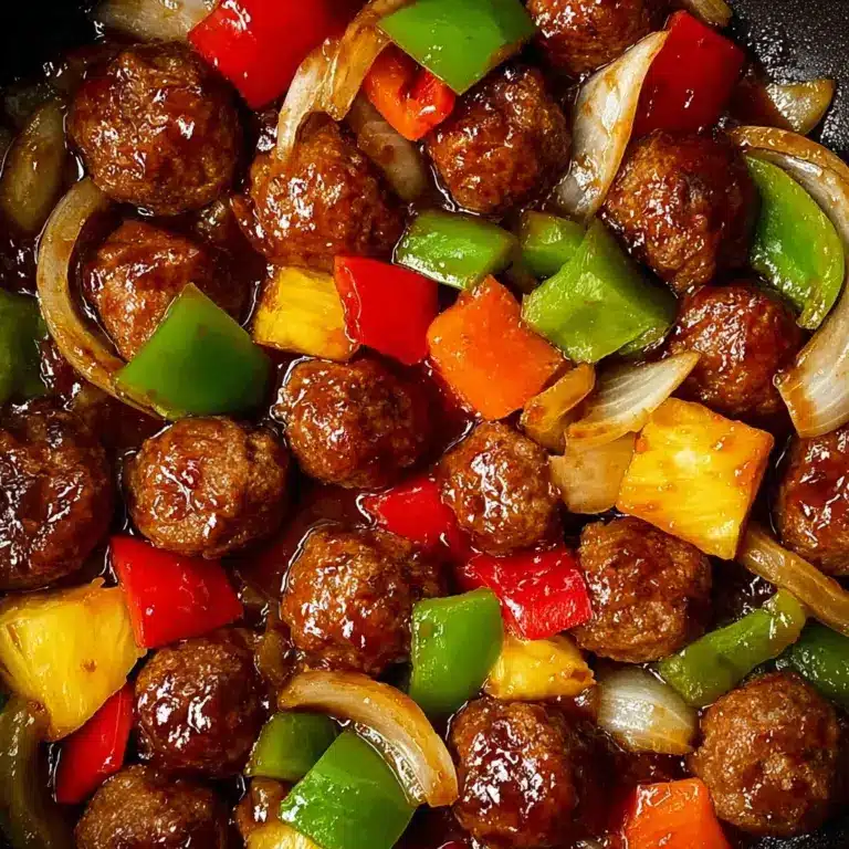 Sweet And Sour Meatballs Recipe