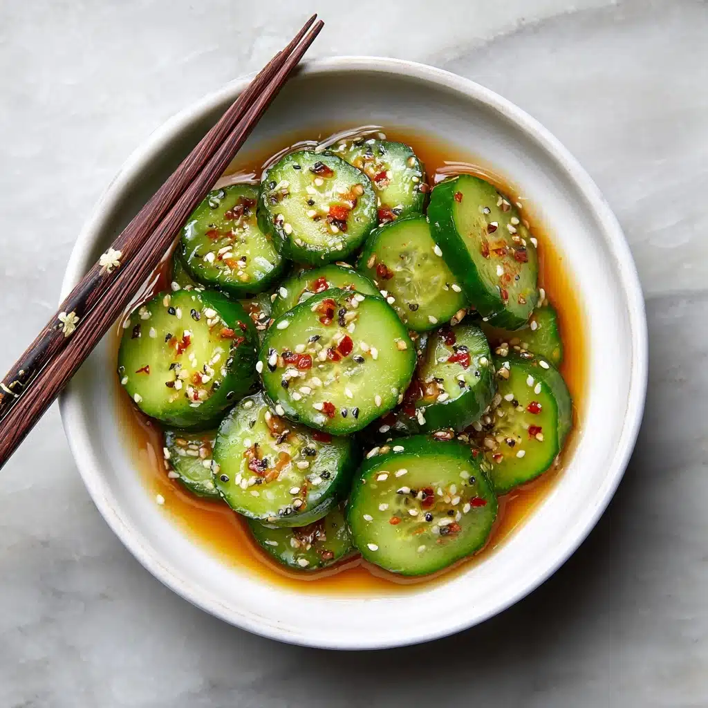 Spicy Asian Cucumber Salad Recipe - Recipe Image