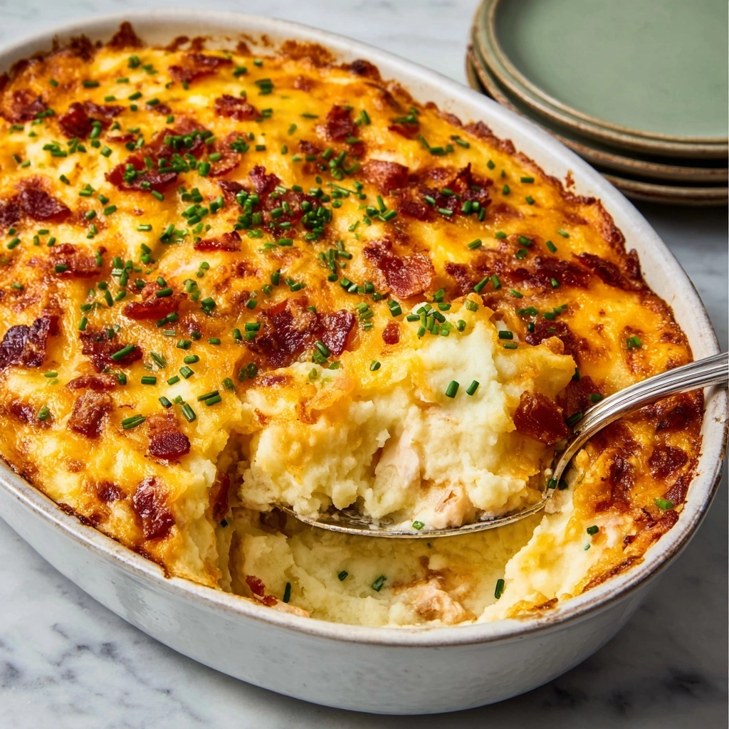 Baked Potato Casserole Recipe - Recipe Image