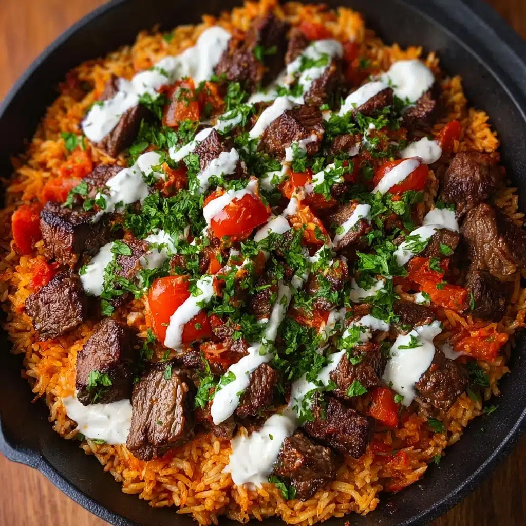Steak Queso Rice : A Flavorful Recipe - Recipe Image
