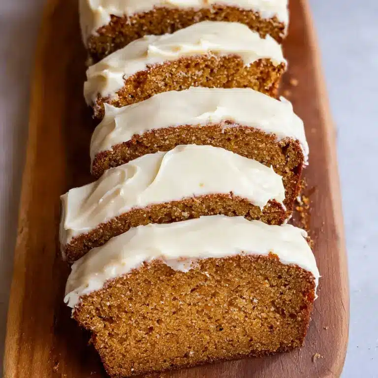 Pumpkin Bread with Cream Cheese Frosting Recipe