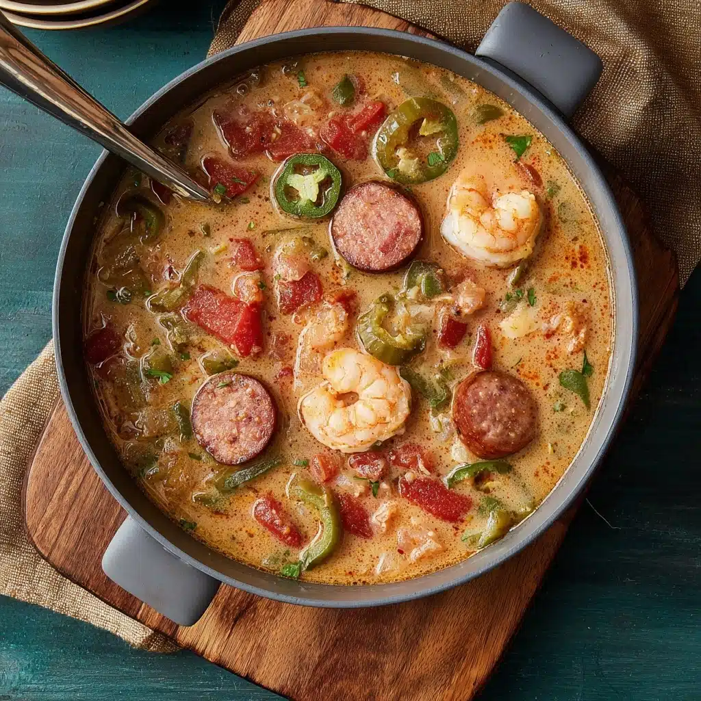 Easy Shrimp & Sausage Gumbo Recipe - Recipe Image