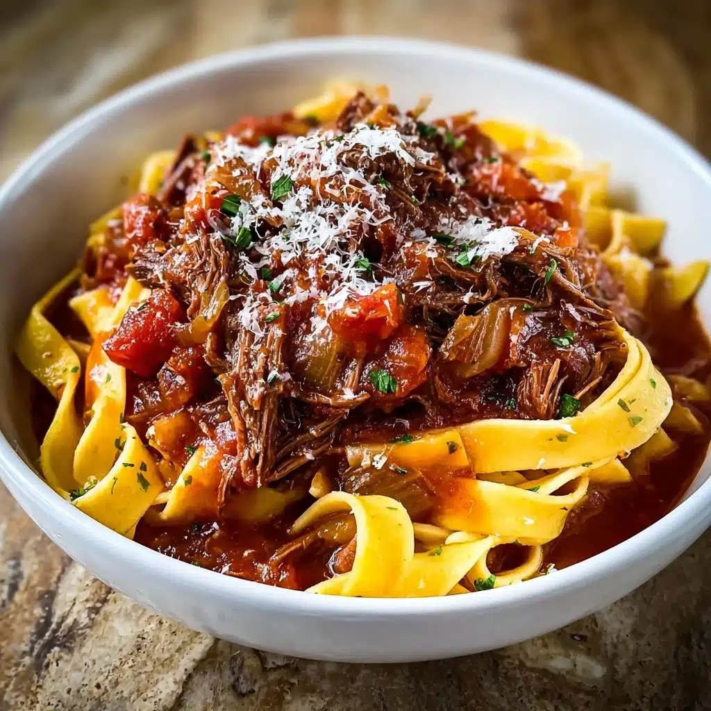 Sunday Slow Cooker Beef Ragu Recipe - Recipe Image