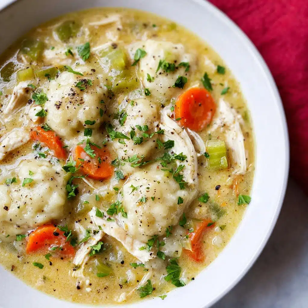 Chicken and Dumplings With Canned Biscuits Recipe - Recipe Image